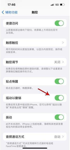 柯坪苹果手机维修分享iPhone手机如何设置摇一摇删除文字 